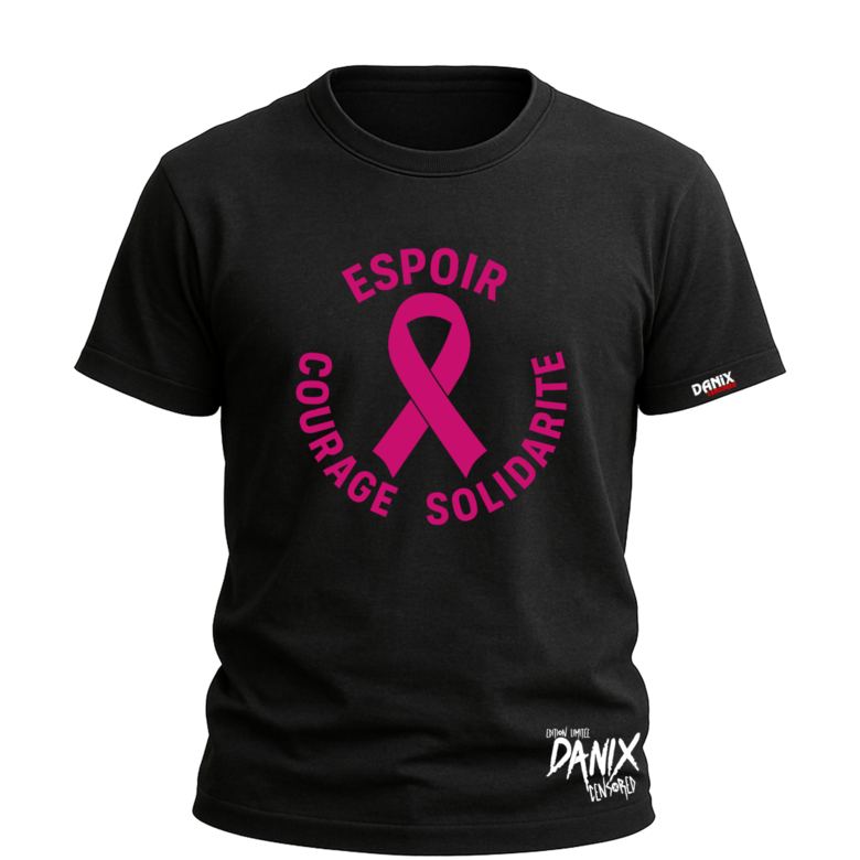 Tshirt OCTOBRE ROSE (Espoir, Courage, Solidarité) [DANIX CENSORED]
